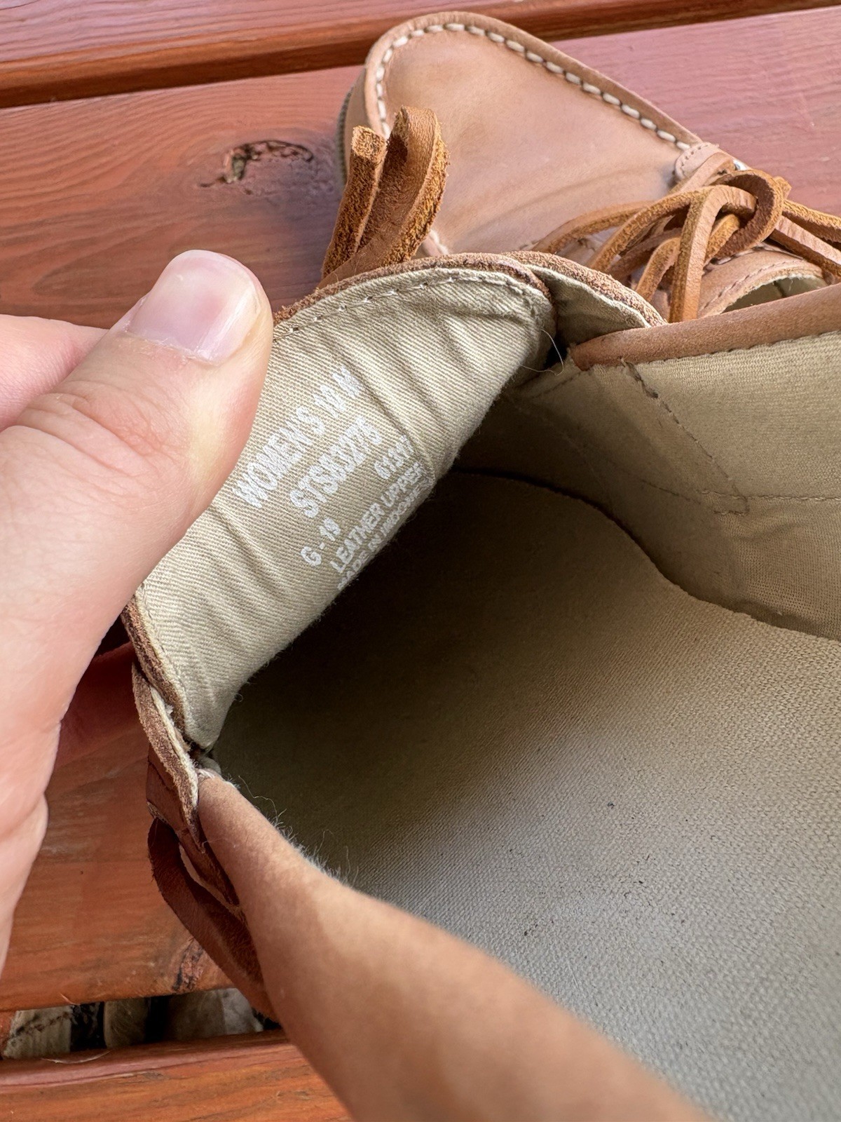 Sperry Conway Boat Sahara Womens Size 10 - Free Ship