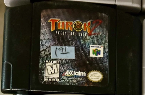 Turok 2 Seeds of Evil N64 Nintendo 64 1998 Tested Authentic - TESTED