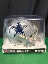 Tyler Biadasz Signed Dallas Cowboys Mini Helmet Beckett Witnessed