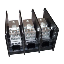 MERSEN MPDB67563 Power Distr Block,Al,1000V AC/DC 25CC27