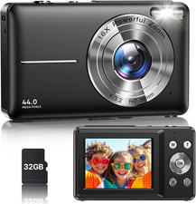 Digital Camera, Latest FHD 1080P Digital Camera for Teens with SD Card anti Shak