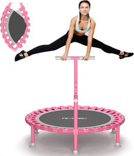 Foldable Mini Trampoline, 40" Rebounder Trampoline for Adults  Kids, 450Lbs Cap