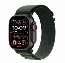 Apple Watch Ultra 2 GPS+LTE 49mm Black Ti Dark Green Alpine Loop M A2986