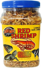Large Sun-Dried Red Shrimp Aquatic Turtle Food 10 Oz.