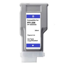 PFI206 Blue Ink Tank Cartridge For Canon IPF 6400s 6400 6450 PFI206B