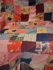 Patchwork play quilt for baby Wonderful Charters. 57" X 57" SQUARE