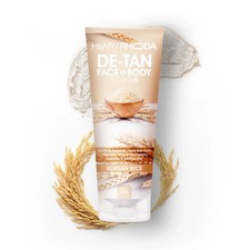 Hilary Rhoda De-Tan Face Body Scrub Korean Rice Rice Water 200g