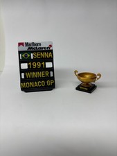 Pitboard 1:43 1:18 1:24 1:12 Senna McLaren MP4/6 1991 monaco gp spark minichamps