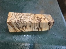 MM-SPALTED MAPLE DELUXE KNIFE BLOCK/SCALES/ CALLS/ PEN BLANKS--M--2--12