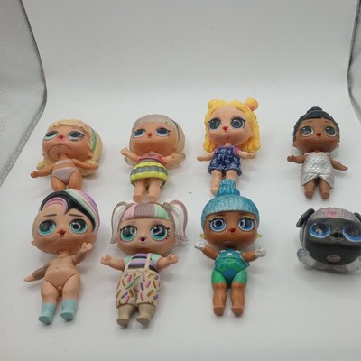 LOL Surprise Dolls Lot of 7 plus another head 