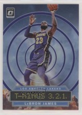 2019-20 Panini Donruss Optic T-Minus 3 2 1 Purple Prizm LeBron James #9 01xd