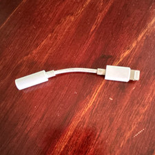 Apple Lightning MFi certified to 3.5mm Headphone Jack Audio Adapter, White