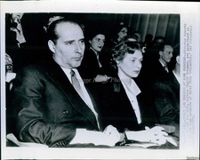 1951 Ingrid Bergman Actress Director Robeto Rossellini Stromboli Wirephoto 8x10