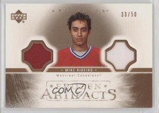 2005-06 Upper Deck Artifacts Frozen Dual Copper 33/50 Mike Ribeiro #FAD-MR 2d8