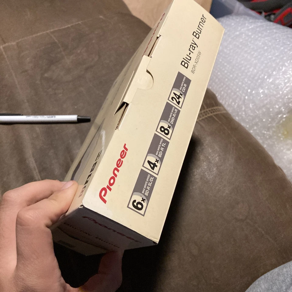 Lector de discos Blu-ray Pioneer BDXL USB BDR-XD05W delgado portátil USB 3.0 NUEVO EN CAJA Foto 3 de 4