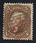 CKStamps: US Stamps Collection Scott#75 5c Jefferson Used CV$450