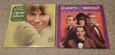 Vintage Astrud Gilberto Bossa Nova Vinyl Lot - 2 Verve LPs (1966)