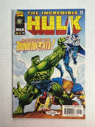 The Incredible Hulk #449 1997 1st Print Marvel Comics 1st App Of Thunderbolts NM