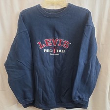 Vintage Levi  s Red Tab Navy Blue Crew Neck Sweatshirt size M
