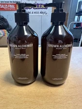 Grown Alchemist Hand Cream Vanilla Orange Peel 16.9 oz /500ml (2 bottles)