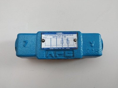 YUKEN KOGYO MPW-01-2-40 PILOT OPERATED CHECK MODULAR VALVE