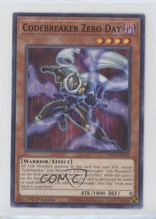 Codebreaker Zero Day 1st Ed. YuGiOh Eternity Code #ETCO-EN002