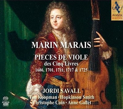 JORDI SAVALL HOPKINSON SMITH CHRISTOPHE COIN - Marais: Pieces For Viol - 5 CD