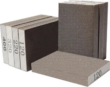 8 Pack Hand Sanding Sponge Set -120 220 320 400 Grit- Coarse Medium Fine Grit Sa