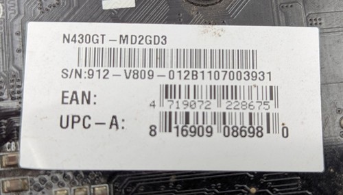 MSI GeForce GT 430 2GB 128-bit DDR3 PCI-E 2.0 x16 Graphics Card (N430GT-MD2G3D) - Picture 9 of 10