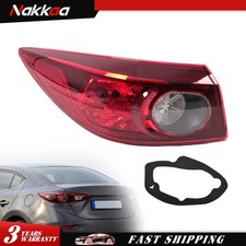 Tail Light Lamp For 2014-2018 Mazda 3 4-door Sedan Replacement Outer Left Side Tail Light Lamp For 2014-2018 Mazda 3 4-door Sedan Replacement Outer Left Side
