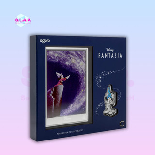 Agoro Disney Mickey Mouse Fantasia Collect. Set SIlver Foil 1 oz Silver /1000