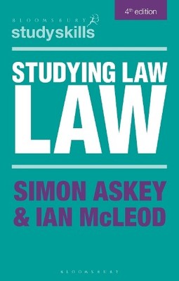 Studying Law: 114 (Macmillan Study Skills) by Askey, Simon Paperback / softback