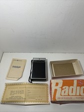 Vintage General Electric P-2790 Solid State Portable AM Radio w/box, paperwork