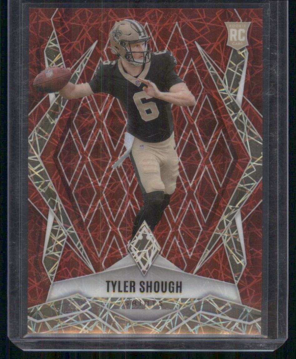 2025 Panini Phoenix #169 Tyler Shough Red Lazer Prizm #/199