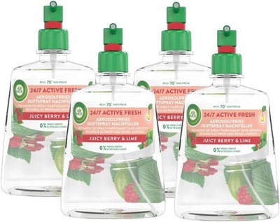 Air Wick Active Fresh Aerosolfreies Automatisches Duftspray Nachfüller 4 x 228ml