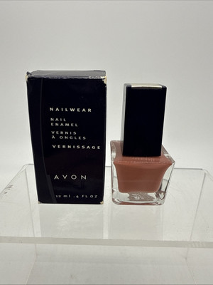 NEW DISCONTINUED AVON Nailwear pro Nail Enamel 0.4oz Instant Mocha NIB!