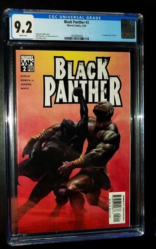 Black Panther CGC #2 2005 Marvel Comics CGC 9.2 NM - weiße Seiten 0626