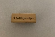 Stampendous - Rubber Stamp - Scenic Serenity - to brighten your day - K051