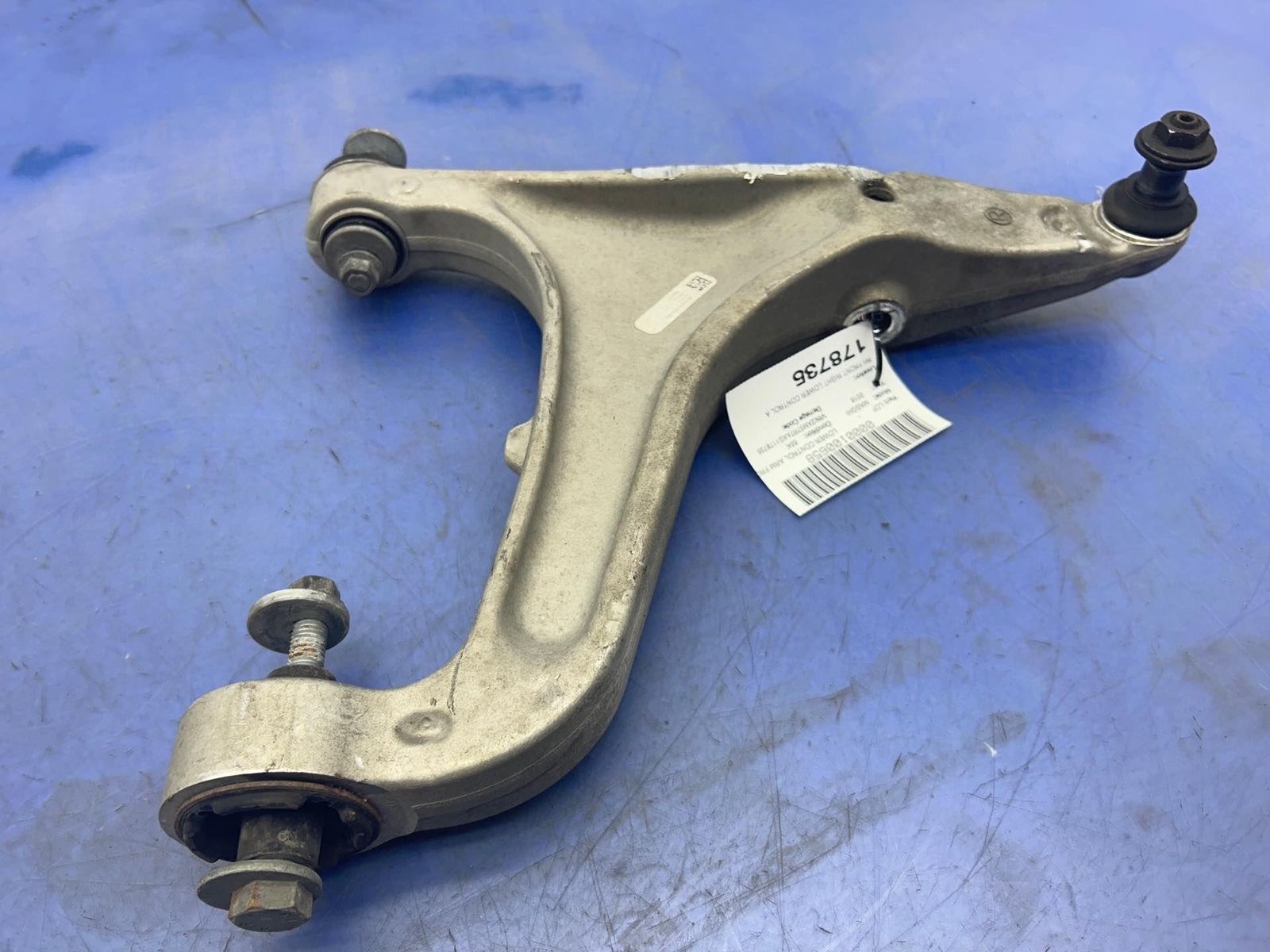 2014-2017 MASERATI GHIBLI M157 OEM FRONT RIGHT LOWER CONTROL ARM *SCRAPED* *55K*