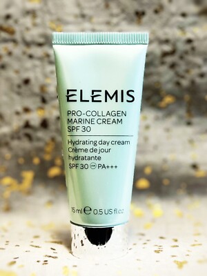 ELEMIS~Pro-Collagen Marine Cream SPF 30~Hydrating Day Cream~15ml/0.5 fl oz~NWOB~