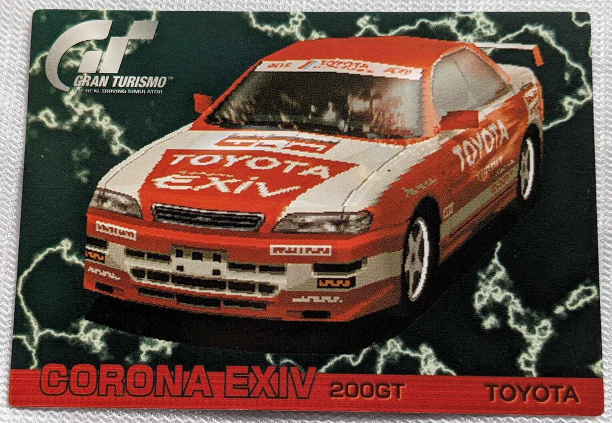 Corona Exiv 200GT Toyota Gran Turismo Hint Card No.162 1997