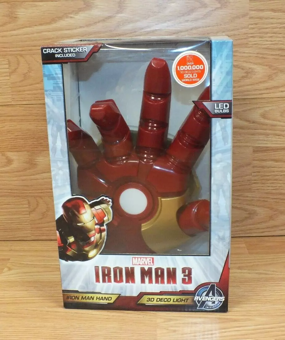 Iron man hand on sale 3d deco light
