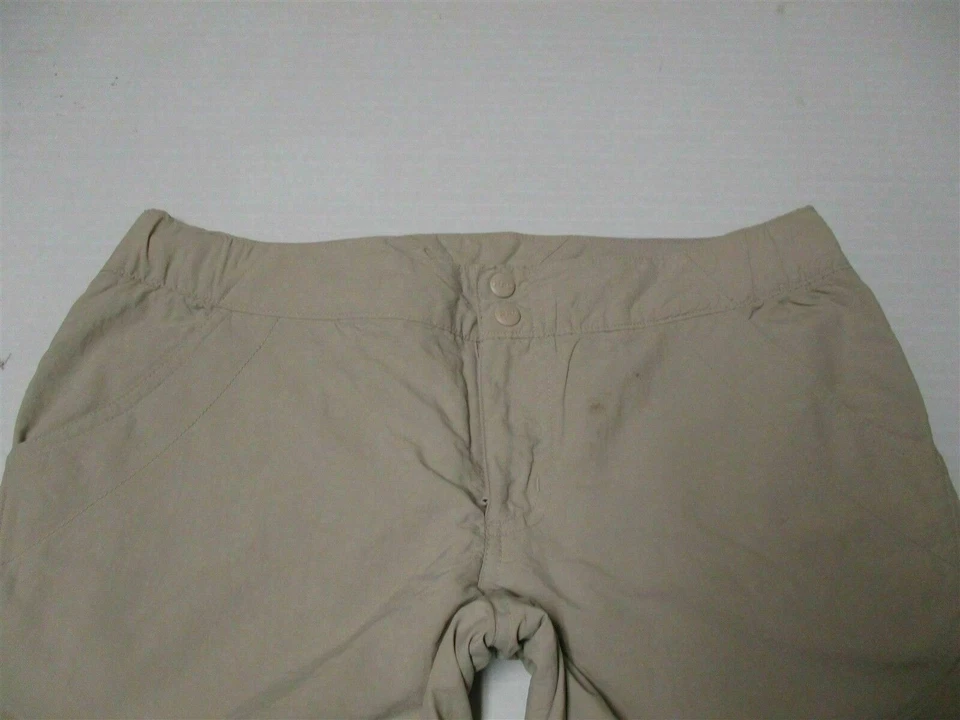 Pantalones Cortos Capri COLUMBIA Para Mujer Talla S Nylon Beige Foto 2 de 4