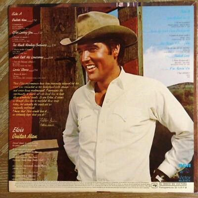 ELVIS PRESLEY -GUITAR MAN- 1981 MEXICAN LP CLASSIC ROCK | eBay