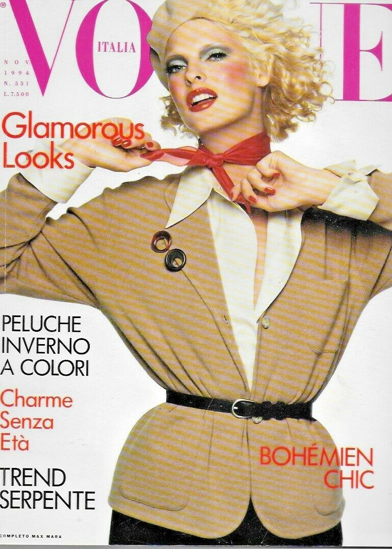VOGUE ITALIA 1994 LINDA EVANGELISTA LAETITIA CASTA NAOMI CAMBPELL