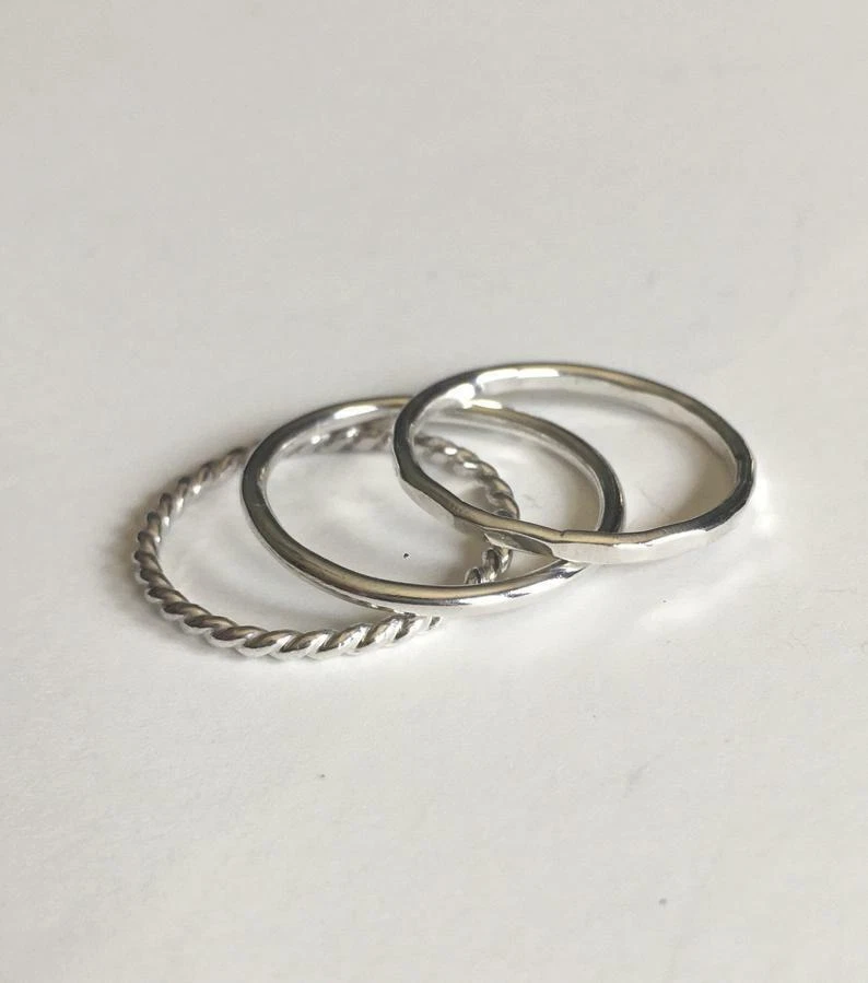 Minimalist stacking rings deals