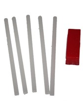 5 Clear P-Tex PTex Rods p tex ski snowboard base repair plus bonus wax 45g NEW