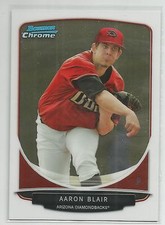 Aaron Blair Arizona Diamondbacks 2013 Bowman Chrome Draft Prospect