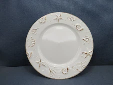 Thomson Pottery Hampton Pattern Rustic Seashells Dinner Plate 10 5/8"