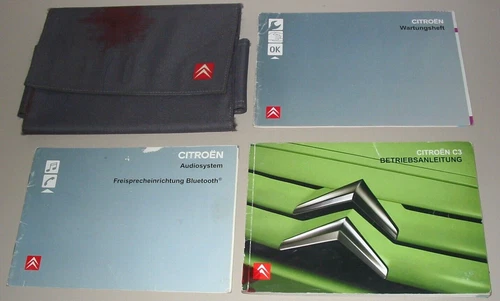 Bordmpappe + Betriebsanleitung Citroen C3 Handbuch + Wartungsheft Buch 06/2007!
